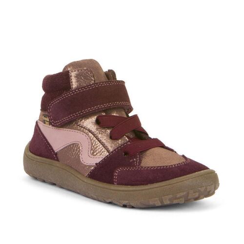 Froddo Barfuß/Halbschuhe TEX mit 1 Klett  Go pink/gold