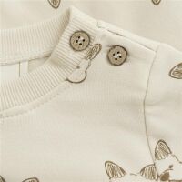 Minymo Sweater aus Viskose Hunde 113597 col.2015 hellbraun