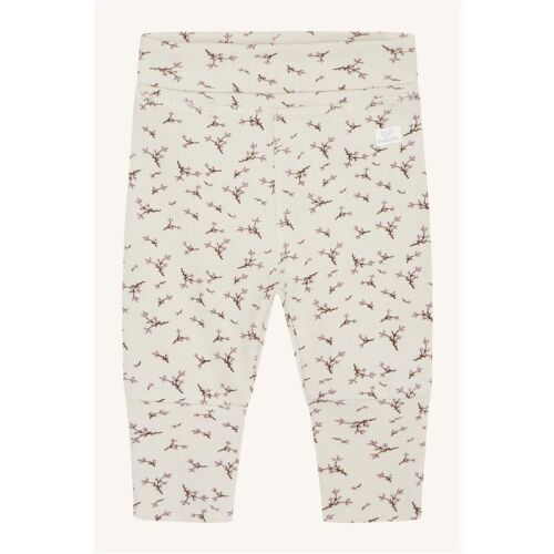 Hust & Claire Baby Hose gerippt 4511 beige mit Blümchen