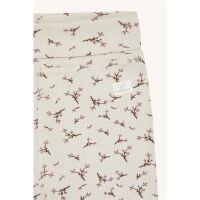 Hust & Claire Baby Hose gerippt 4511 beige mit Blümchen
