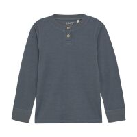 Celavi LA-Shirt aus Wolle und Viskose 330572 grau