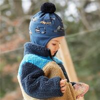 Maximo Baby-Wintermütze zum Binden Baufahrzeuge...