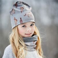 Maximo Beanie 43500-141500 Pferde grau