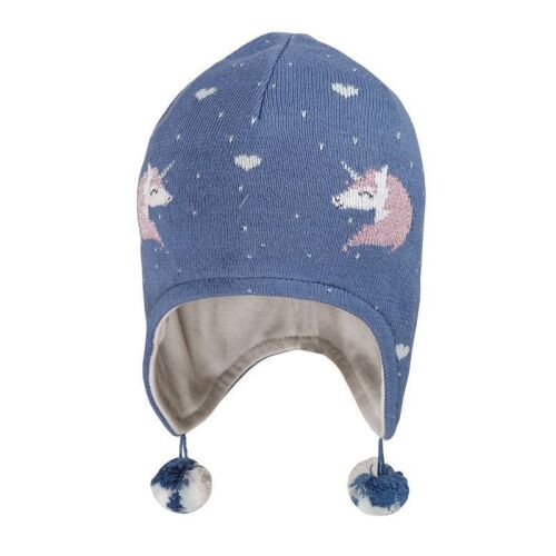 Maximo Wintermütze Einhorn 43571-389700  blau