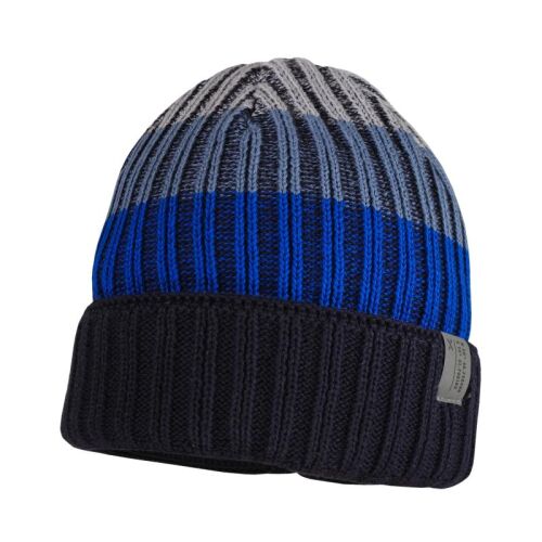 Maximo Winter-Umschlagmütze grau/blau/navy