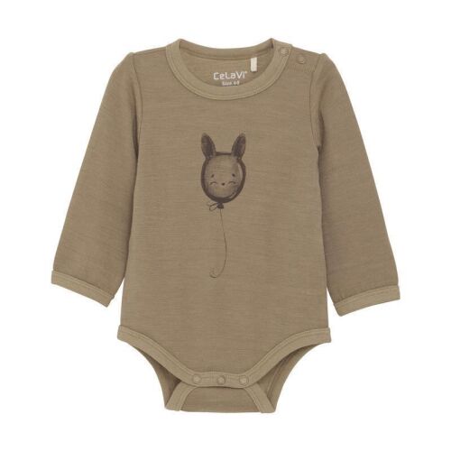 CeLaVi LA-Body aus Wolle&Viskose Luftballon 330567 col.2230 braun