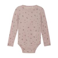 Fixoni LA-Body aus Wolle/Seide 6188 rosa mit Blümchen