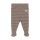 Fixoni Baby-Hose mit Fuß gestreift 422797 braun bio