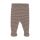 Fixoni Baby-Hose mit Fuß gestreift 422797 braun bio