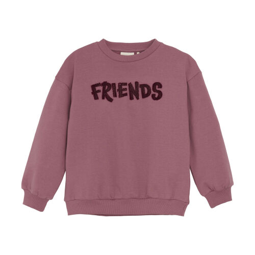 Minymo Sweatshirt Friends 123712 col.4714 dunkelrosa
