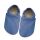 Funky Monkey Barfuß-Lederpatschen mit Gummisohle Uni-Wasser Blau