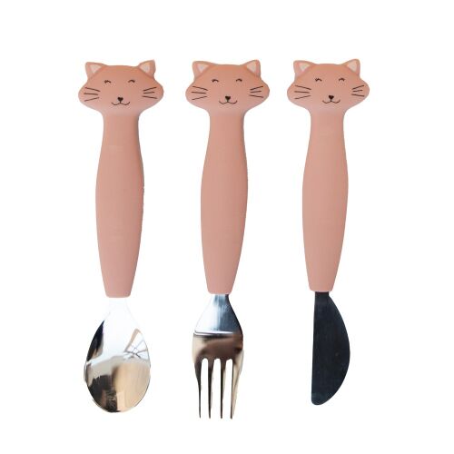 Trixie Besteck-3 Set Edelstahl 96-454 Mrs. Cat