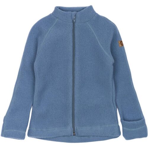 Mikk-Line Wollfleece-Jacke Flint Stone 50002 blau