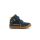 Telyoh Winter-Barfußschuhe wollgefüttert blau mit gelb TEX