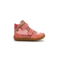 Telyoh Winter-Barfußschuhe wollgefüttert rosa TEX
