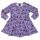 Villervalla Langarm-Kleid Lilac 152LC Eulen lila