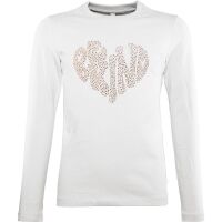 Blue Effect Girls La-Shirt 1242-5028 weiß mit Strass