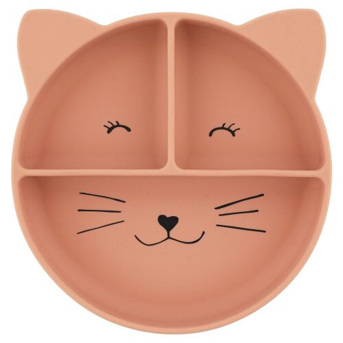 Trixie Silikon-3-Fach-Tellerr mit Saugnapf - Mrs. Cat 96-451
