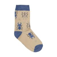 Minymo Socken 5er-Pack Insekten/Smileys 6022-912 - Beige/Grün/Blau