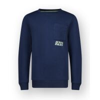 Raizzed Boys Sweater Naxos mit Brusttasche dark blue