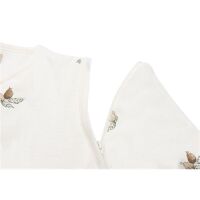 Jollein Winter-Schlafsack mit Ärmeln Rosehip weiß
