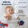 Merle Strick-Babydecke 3D Meeresfreunde