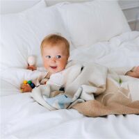 Merle Strick-Babydecke 3D Australien