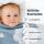 Merle Strick-Babydecke Delfinblau Safari