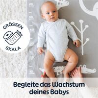 Merle Strick-Babydecke Elefantengrau Safari