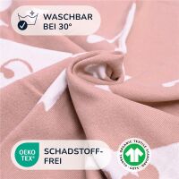 Merle Strick-Babydecke Kirschblütenrosa Safari