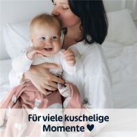 Merle Strick-Babydecke Kirschblütenrosa Safari