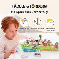 Merle 2-in-1 Fädelspiel Auf dem Bauernhof