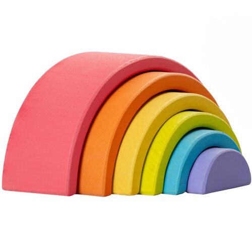 Merle Kleiner Regenbogen aus Holz, Montessori