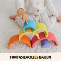 Merle Kleiner Regenbogen aus Holz, Montessori