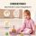 Merle Baby Stapelturm aus Holz – mit farbigen Ringen