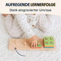 Merle Geometrie-Steckspiel aus Holz