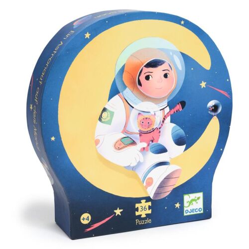 Djeco Puzzle Astronaut auf Mond 36 Teile