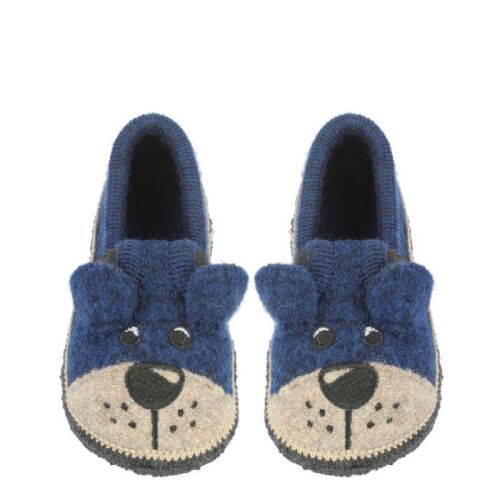 Beck Hausschuhe Teddy 773 dunkelblau