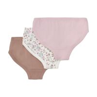 Celavi Mädchen Unterhosen 3er -Set 6623-5180 rosa/blümchen/braun
