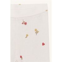 Hust & Claire Leggings Ludo aus Bambus 29144410 Blumen & Herz col.3263 creme
