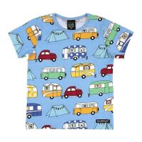 Villervalla Kurzarm-Shirt Bay Camping 079LM hellblau