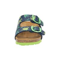 Lico Schlapfen Bioline Universe 560575 Marine/Grün/Blau
