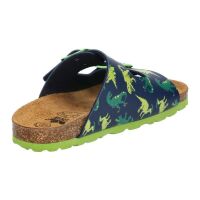 Lico Schlapfen Bioline Universe 560575 Marine/Grün/Blau