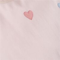 Minymo Kurzarm-Shirt Pink Dogwood 123800 rosa mit Herzen,...
