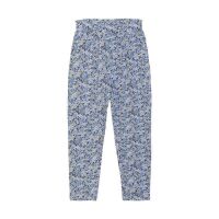 Minymo Jersey Hose True Blue 123832 blau-bunte Blümchen
