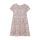 Minymo Kurzarm-Kleid Burnished Lilac 123856 rosa Blumen/Früchte