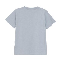Minymo Kurzarm-Shirt 133830 Explorers Guide Tiere hellblau