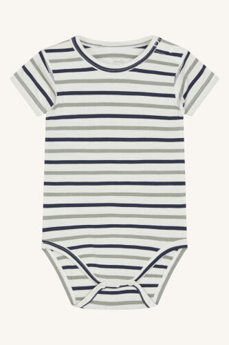 Hust & Claire KA-Body Buller aus Bambus 29638322 col.3448 gestreift weiß/navy