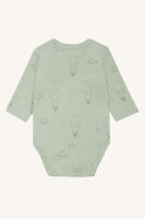 Hust & Claire Langarm Body Bebe 29634908 Col.4409 Heißluftballonen grün