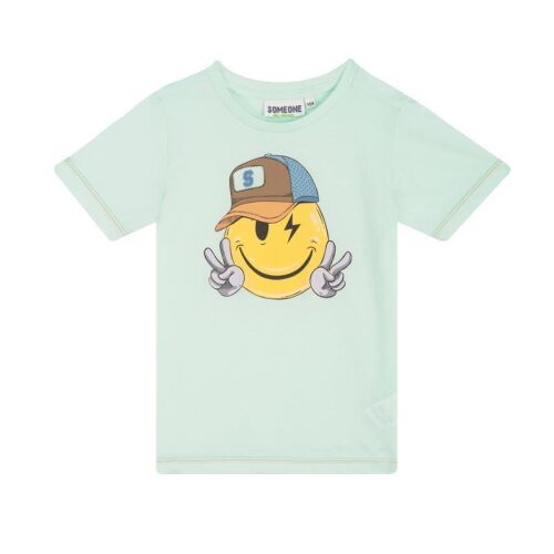 Someone Kurzarm T-Shirt Smiley AARON-SB-02-D mint